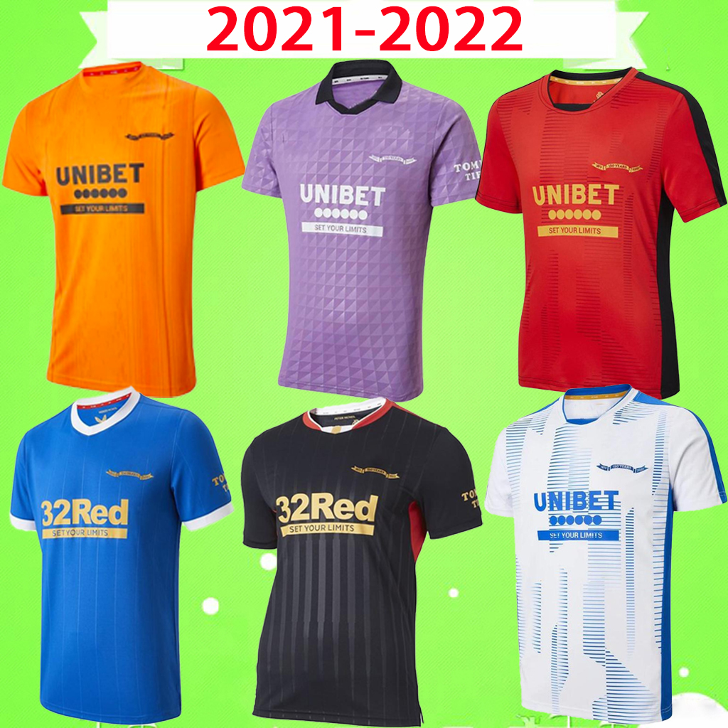 

2021 2022 Glasgow Rangers Soccer jerseys 21 22 HAGI DEFOE DAVIS MORELOS Maillots De Foot Shirt ARFIELD KENNEDY MIDDLETON TRAINING wear suit, Black;yellow