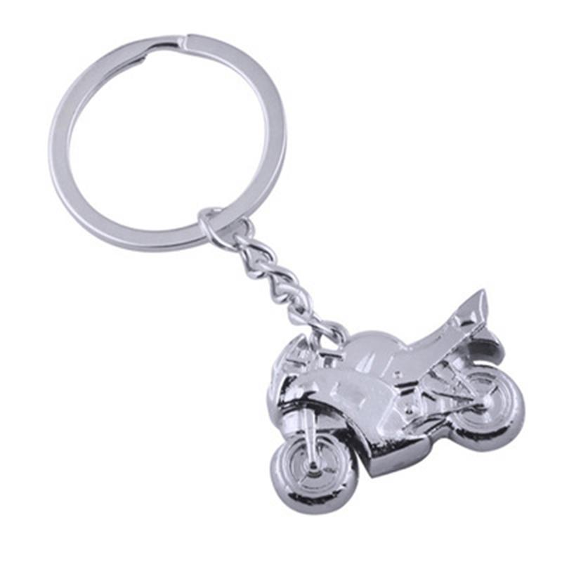 

Keychains Fashion Alloy Motorcycle Bike Model Keychain Creative Small Gift Mobile Phone School Bag Car Pendant Fun