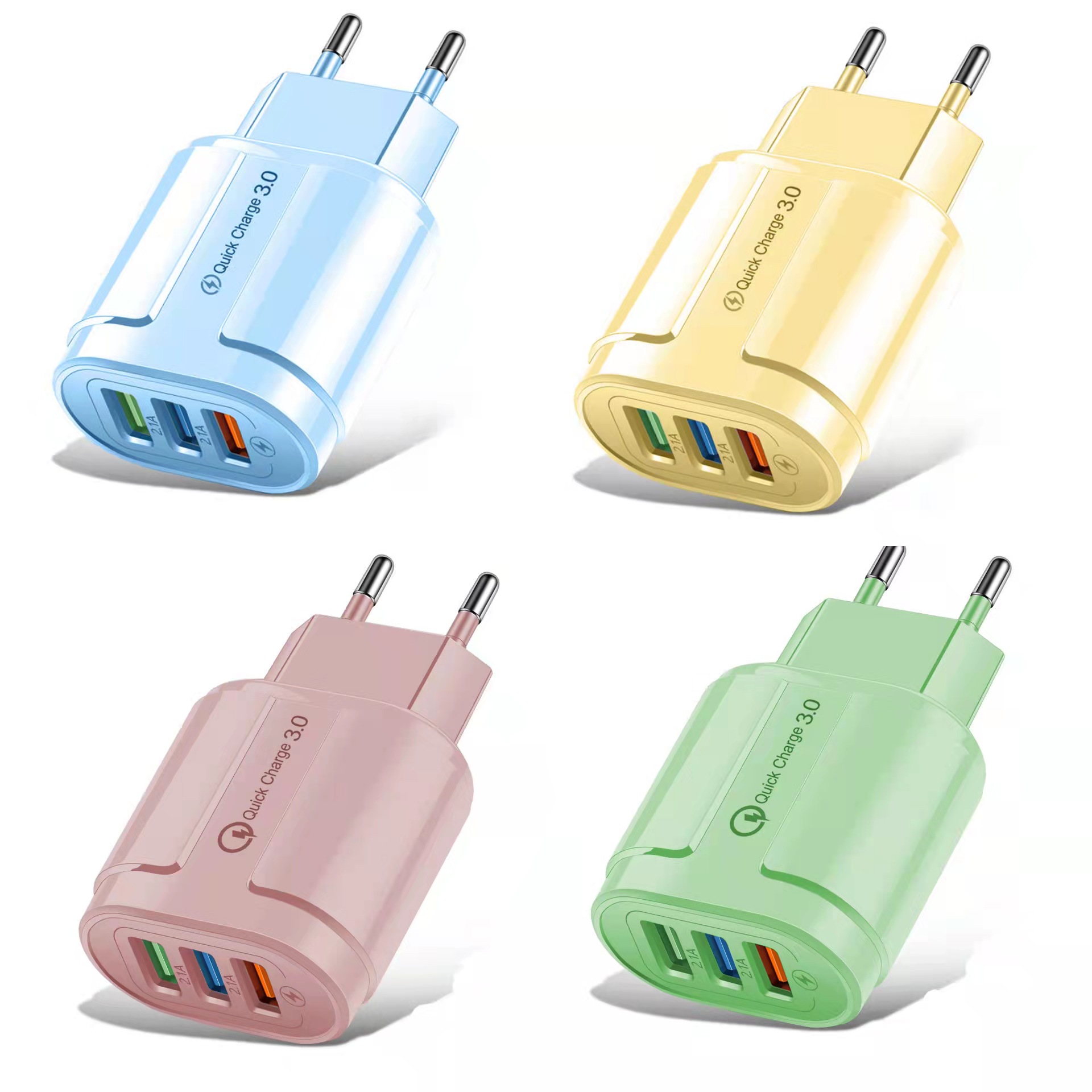 

18w Quick charge 3.0 usb universal wall mobile phone charger for iPhone 13 Pro Max samsung huawei tablet fast charging chargers