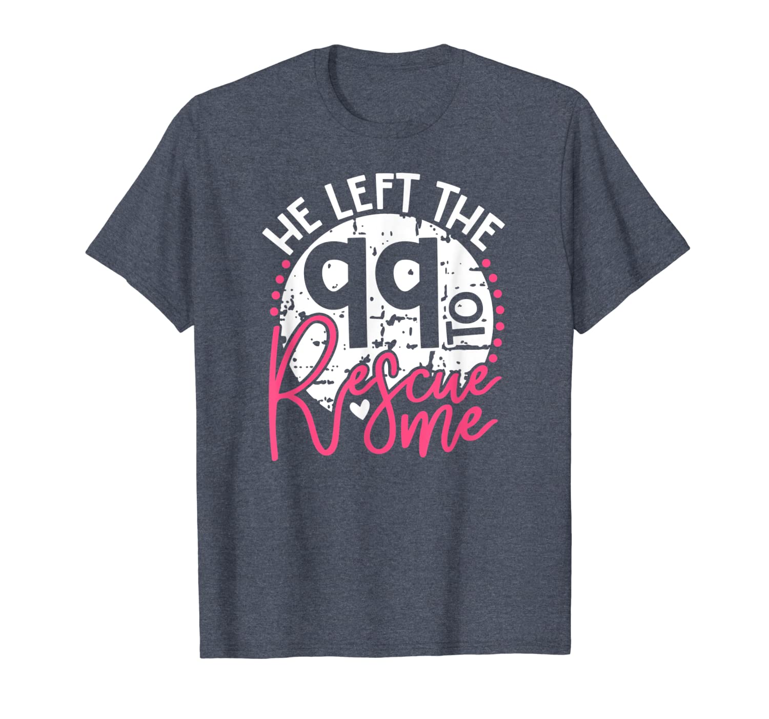 

matt. 18:12-14 - he left the 99 to rescue me gift t-shirt, White;black