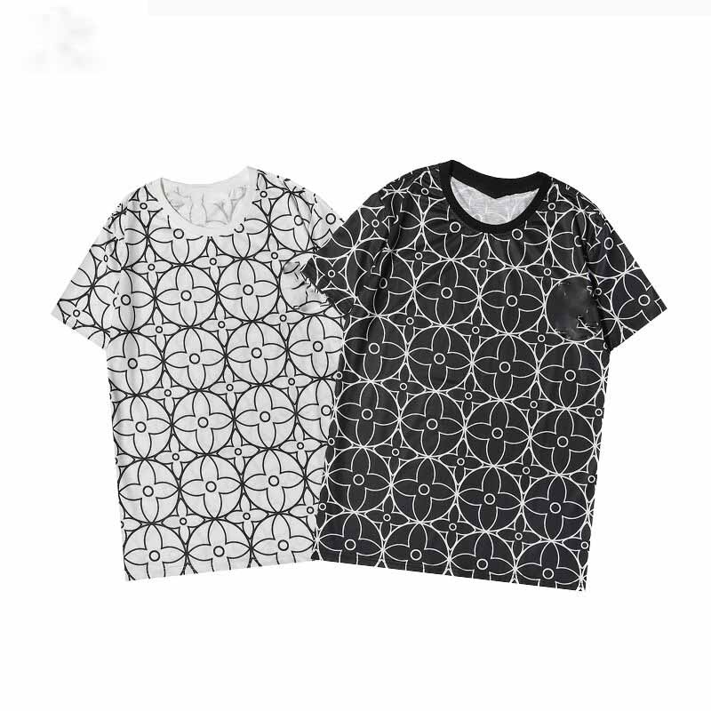 

2021 fashion t shirts summer man woman t shirt clothing street wear crew neck short sleeve tees 2 color m-3xl, White;black