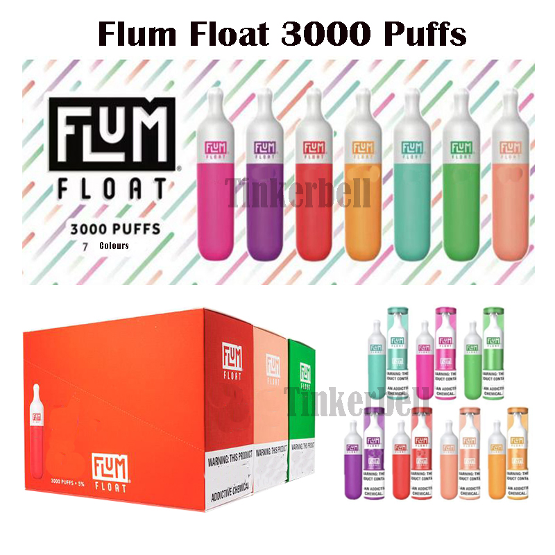 

Flum Float Disposable Electronic Cigarettes Vape Pod Pen Device 3000 Puffs Prefilled 8ml 500mAh Battery Cartridge Vs Bang XXL
