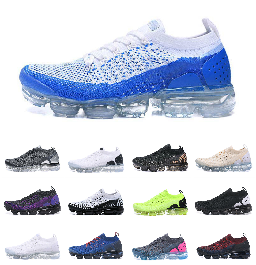 

Vapores Max Running shoes Air Fly Knit Triple Black White Pure Platinum Be True Oreo iron USA Astronomy Blue Red Particle Grey Chaussures Multi EVO Men Womens Trainers, Bubble package bag