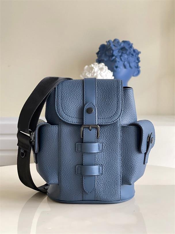 

fashion womens christopher xs bags mens backpack small geninue leather kids backpacks outdoor Dual purpose Chest bag cross body