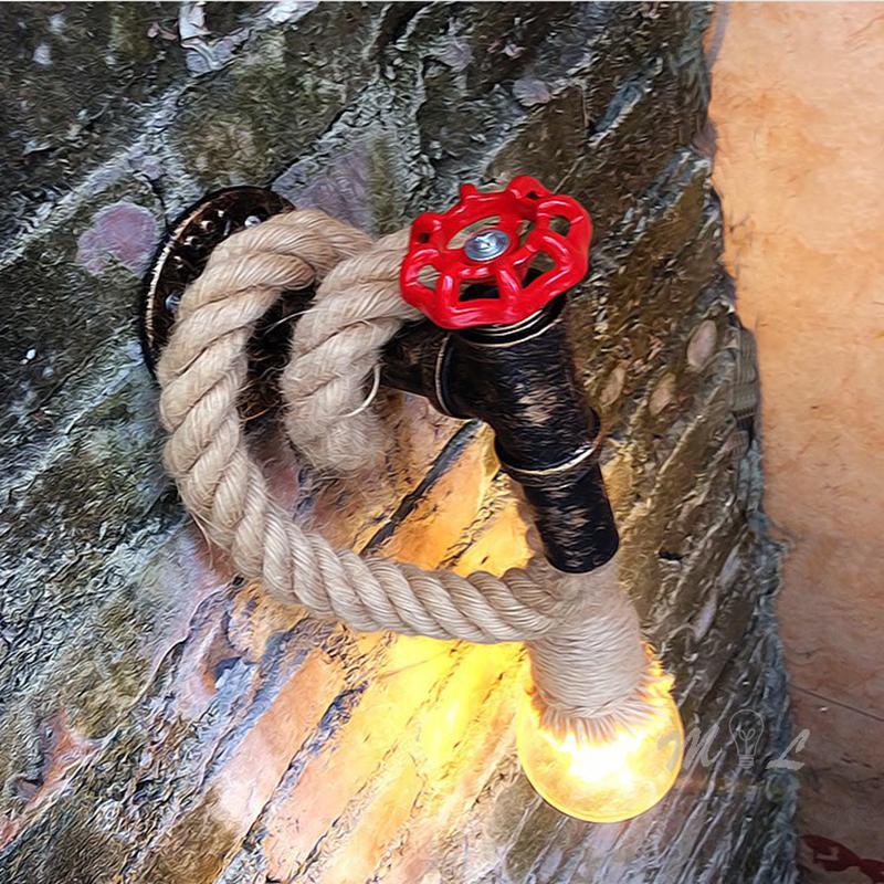 

Wall Lamp Steel Tube Lamp, Wire Wenta LED Stair, Loft, Bar, Restaurant, Industrial Decoration