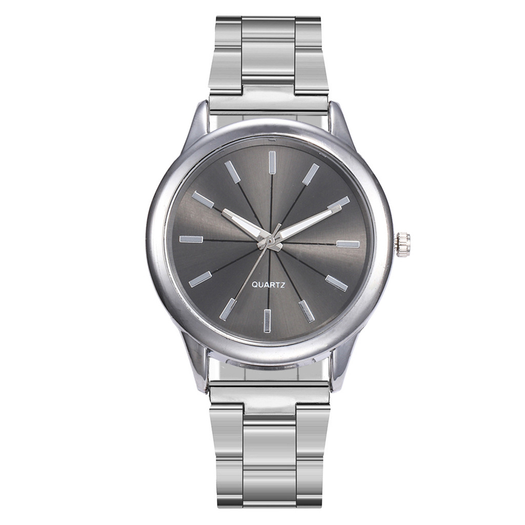 

Geneva Watches 1242 Relojes Men Watch Business Alloy Wristwatch Auto Date Waterproof Wristwatches Women Wrist Clock Manufacturer in China Vogue hombre, Silver grey