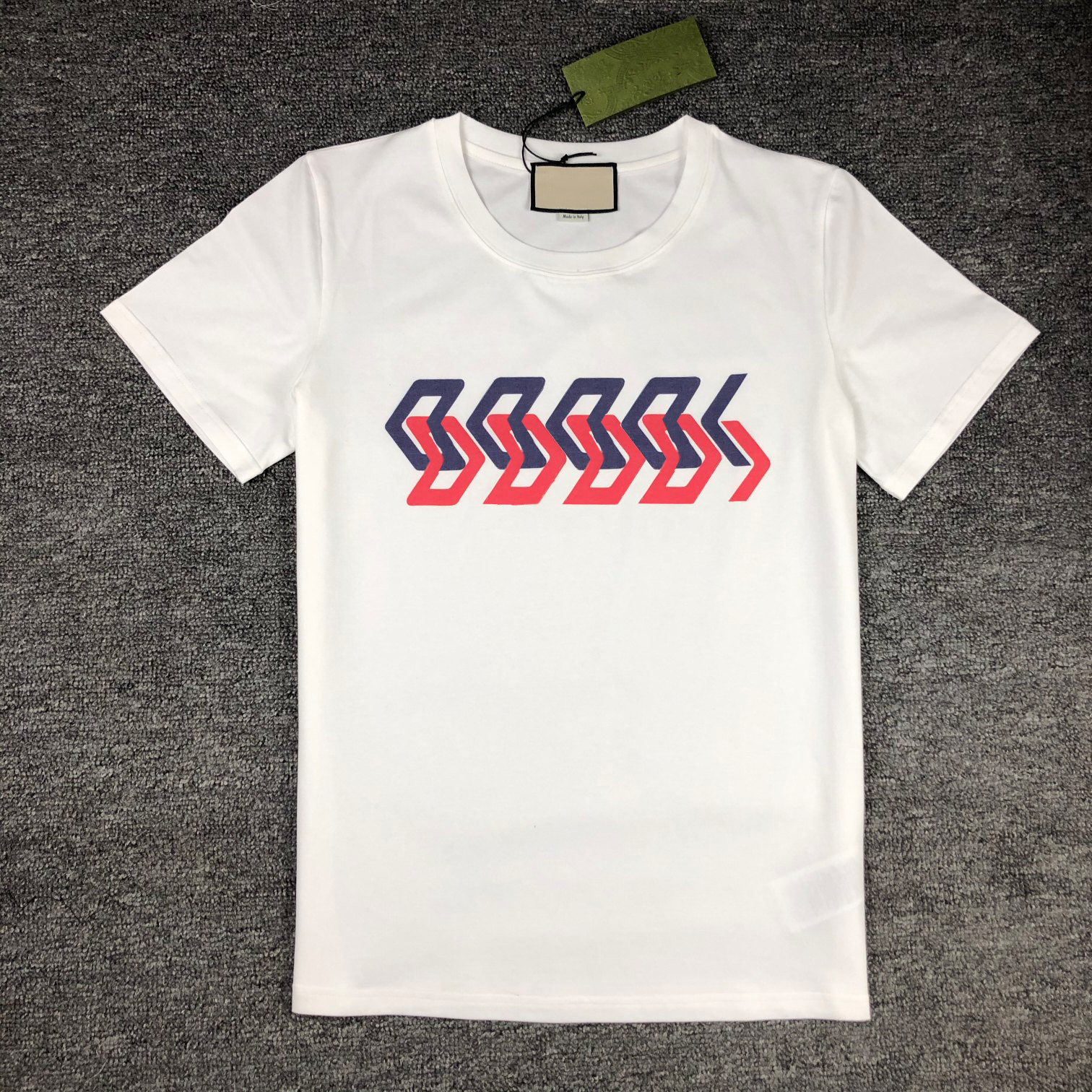 

22SS Flash Letter T Shirts Designer Tee Shirt For Men Women Black White Made In Italy Short Sleeve Summer Tops Luxury Tshirt