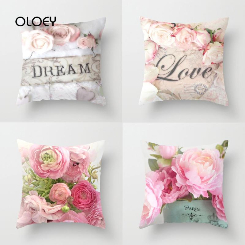 

European Rose Soft Cushion Cover Home Bedroom El Car Decoration Wedding Personality Gift And Comfortable . Cushion/Decorative Pillow