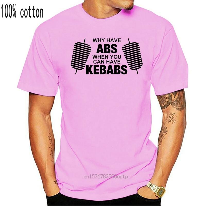 

Men's T-Shirts Abs Kebabs Mens T-shirt Funny Takeaway Food Gym Joke Father Uncle Grandad Gift, Yellowlb3669