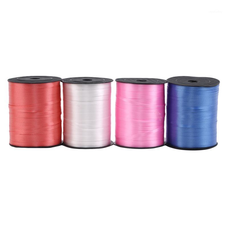 

Party Decoration Birthday Decorations Crafts Foil Curling Yards Multi Color 5mm Balloon Ribbon Roll DIY Gifts Wedding Supplies