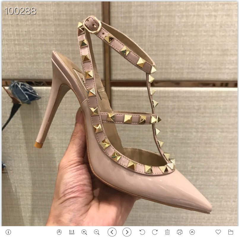 

2021 Good Quality Fashion Women Luxurys Designers Shoes Designer Sandals Womens Luxury High Heels Sandal Dress Shoess With Box Size 35-41 -G420, Pink