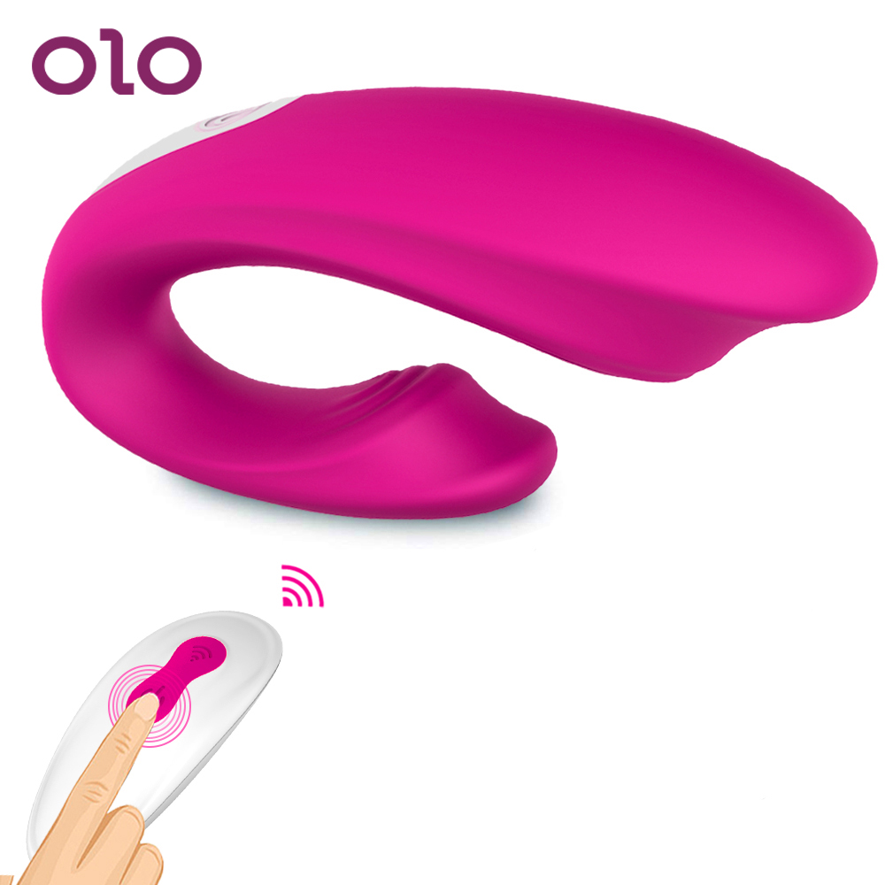 OLO Bendable G-spot Vibrator Wireless Remote Control Vibrator Clitoris Vagina Stimulator Sex Toys for Women Couple Share-image-733809356