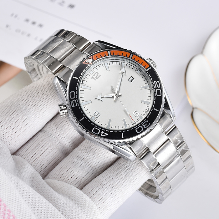 

New 2022 business quartz watch men Fashion top Stainless steel designer mens automatic The date of wrist watches The gift