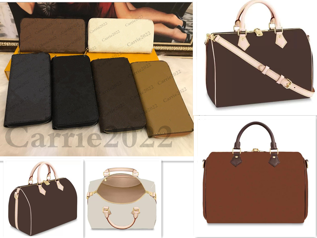 

30cm Shopping Bags Old flower Fashion Handbags Purse Classic women's Messenger bag shoulder Crossbody Totes Boston travel Us warehouse wallet, Mixed color