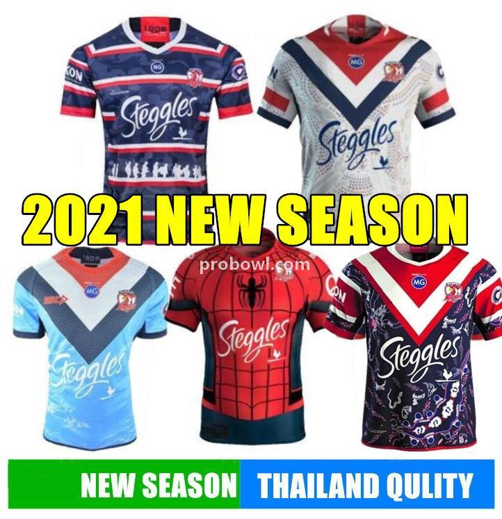 

2020 2021 Fashion SYDNEY ROOSTERS ANZAC JERSEY Indigenous rugby Jerseys Rugby League Australia Sydney Roosters Rugby League shirts NINES, Rooster