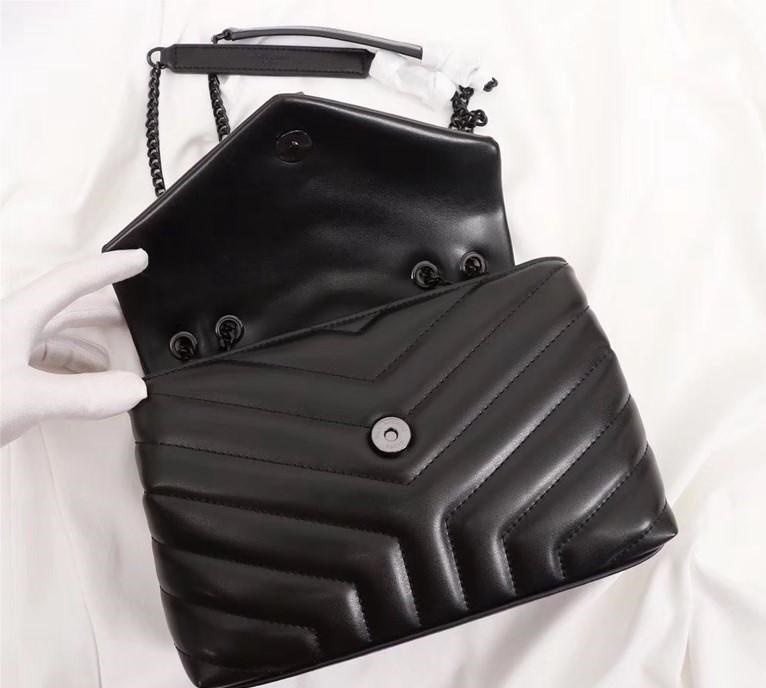 

Designers LOU-LOU chain bag purses Evening handbags genuine leather women famous bags crossbody messenger LOULOU high quality fashion