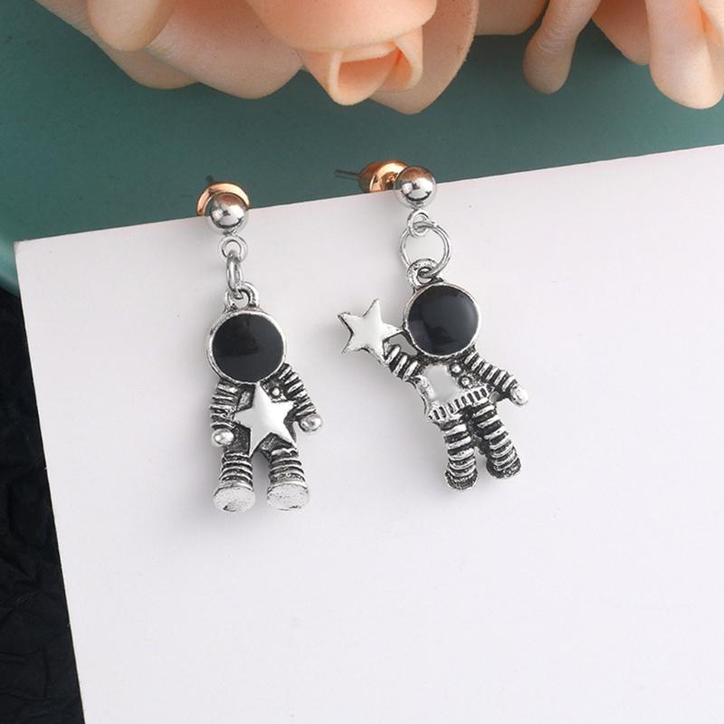 

Dangle & Chandelier Hypoallergenic Star Picking Holding Asymmetric Earrings For Festival Wearing Birthdays Anniversaries Valentine's Day