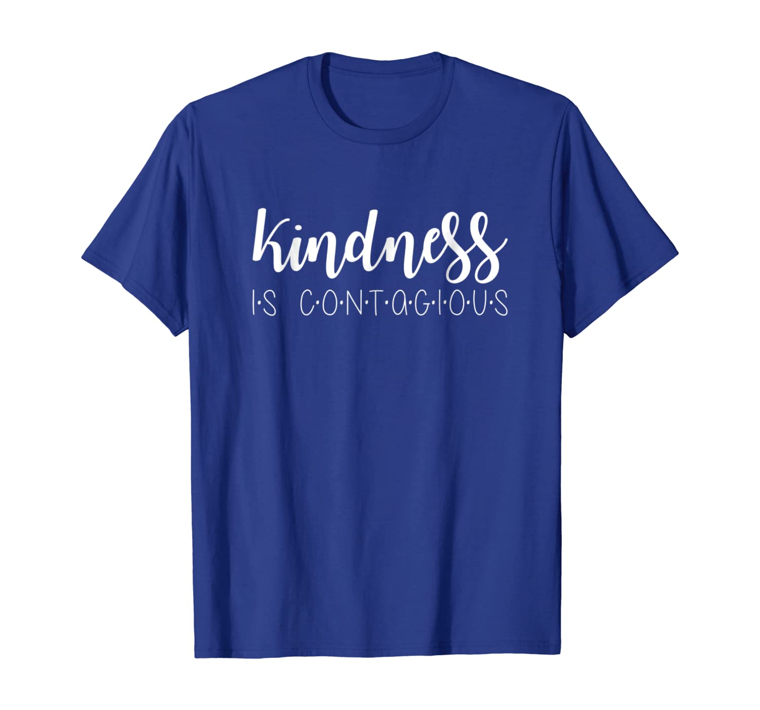 

Women's Kindness is Contagious T Shirt for Mom, Teacher gift, White;black