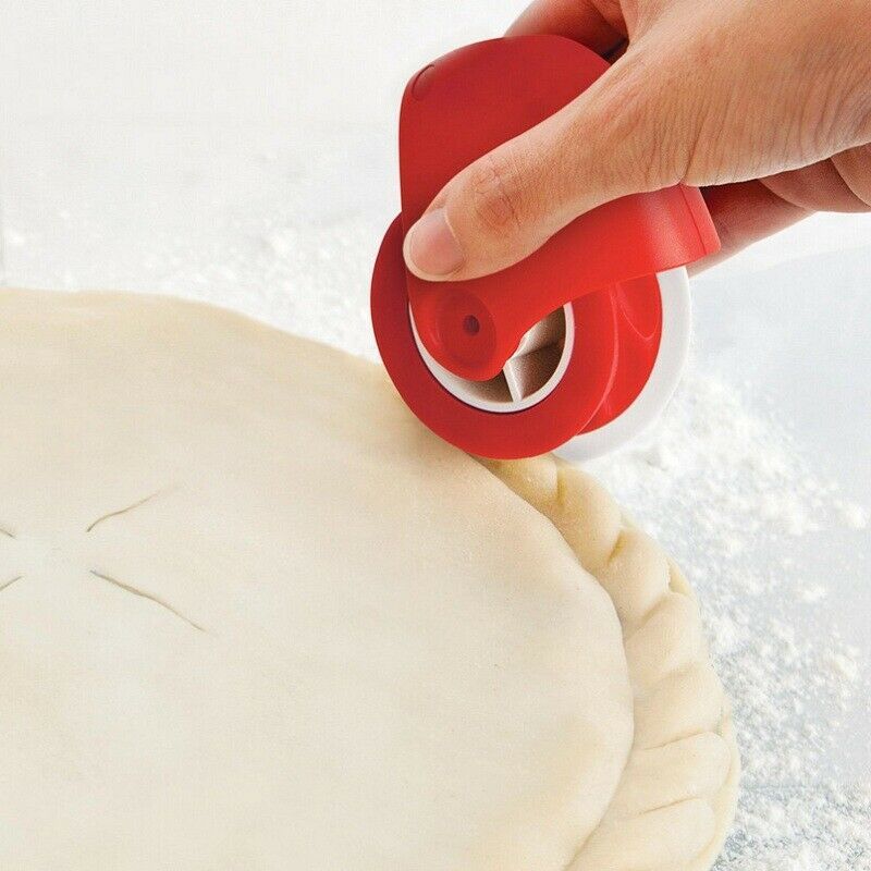 1PC Pizza Pastry Lattice Cutter Roller Noodle Maker Dough Cutter Tool Kitchen Accessories Helper DIY Dough Cutting Tools-image-694046250