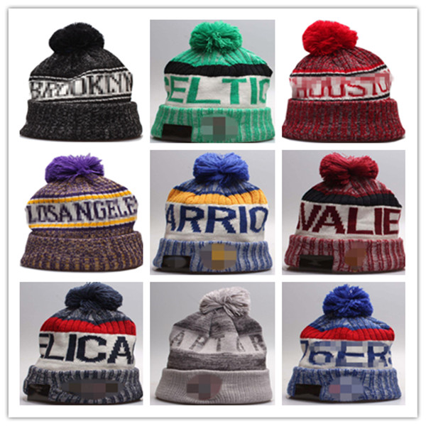 

2021 basketball Football Knit Hats Sports Cap The City beanies Mix Match Order All Caps in stock Top Quality Hat More 5000+Styles, Blue;gray