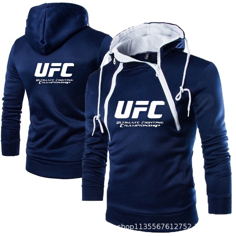 

2021 new UFC hooded sweater for men and women, White