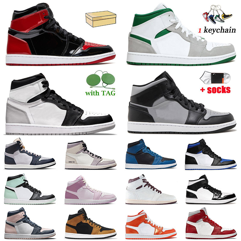 

Wholesale 2022 With Box Basketball Shoes 1 1s Sports Jumpman Patent Bred Mid Pine Green Stage Haze Shadow Red Chenille High OG NRG Igloo Mens Women Trainers Sneakers, A7 stage haze 36-46