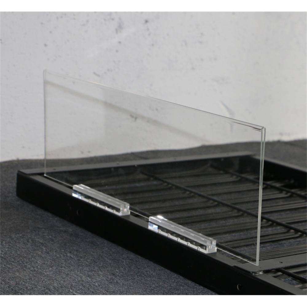 Supermarket Metal Shelf Top Acrylic Sign Holder Price Board Promotion Advertising Picture Poster Frame Label Holder Stand-image-755291222