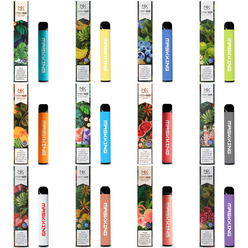 

Hotsale Australia Puff Bar Plus Disposable Vape Pen cigarettes Maskking High Pro Kits 800 Puffs 550mAh Battery 3.2ML Vapor Pod Device Vapes