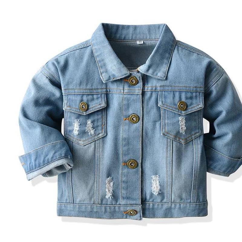 

Jackets 2022 Spring Autumn Children Girls Coat Baby Kids Flower Embroidery Casual Outwear Cute Coats Jacket Clothing, Blue;gray