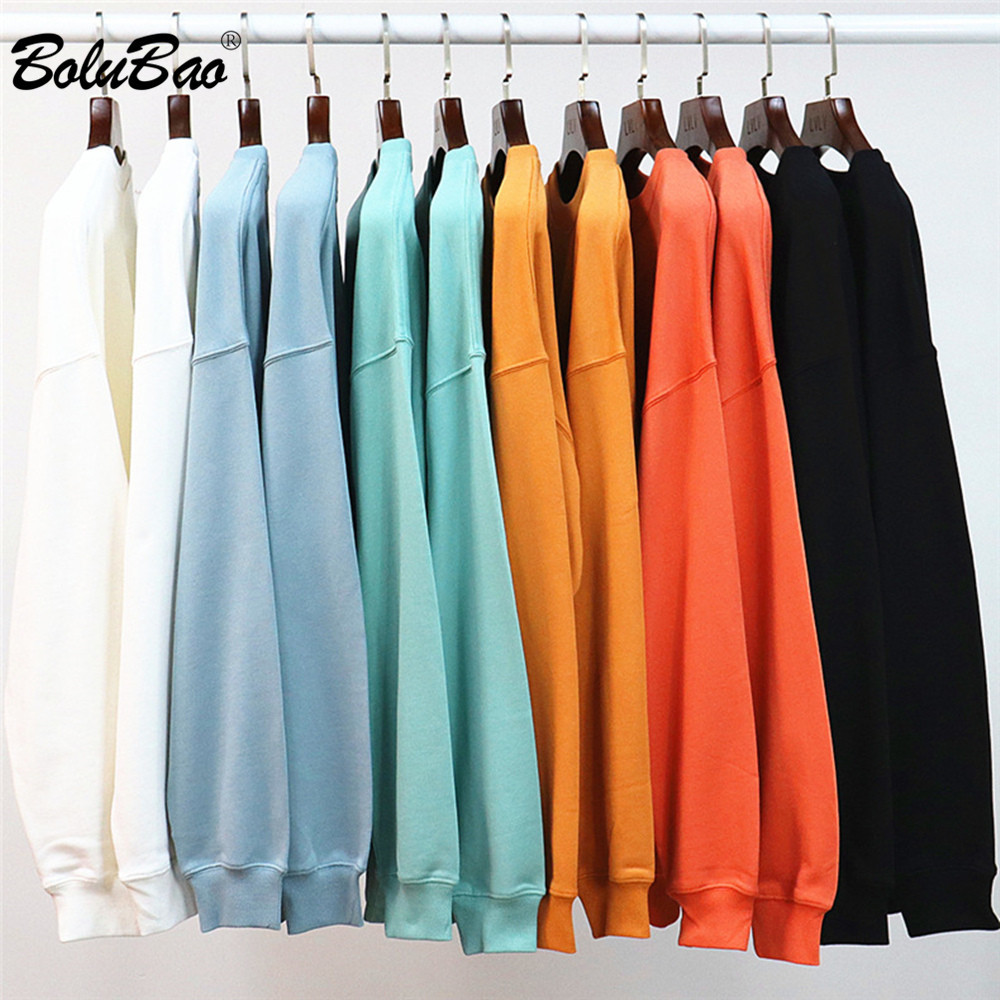 

BOLUBAO Brand Men Casual Sweatshirt Tops Men O-Neck Pullover Sweatshirt Fashion Wild Hoodies Sweatshirts Male 210518, Black