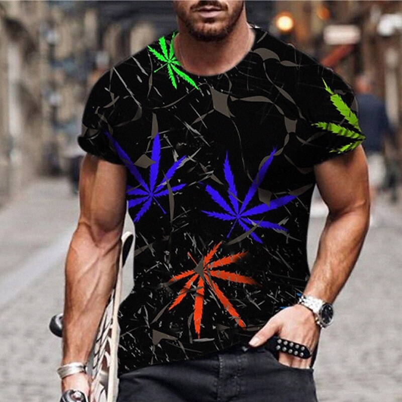 T-shirt Unisexe T-shirt 3D Imprimer Imprimé graphique Laissez le cou de l'équipage Vacances quotidiennes imprimé à la manches courtes Hauts décon