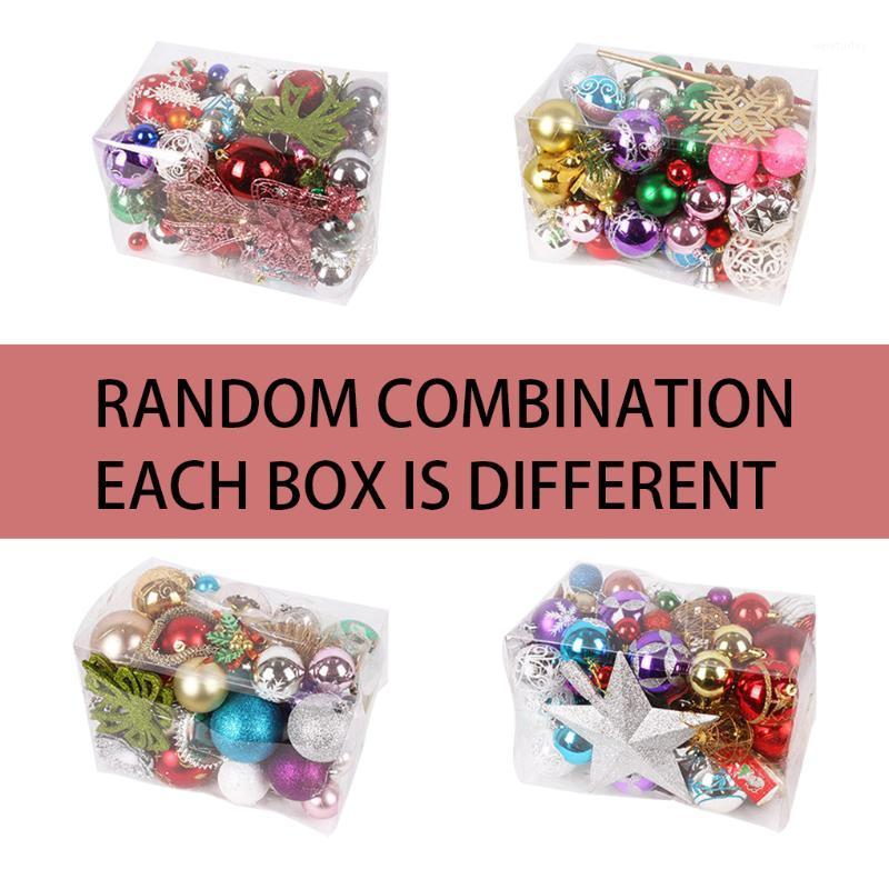 

Party Decoration Christmas Tree Hanging Balls Plastic Baubles Home Office El Ornaments Set