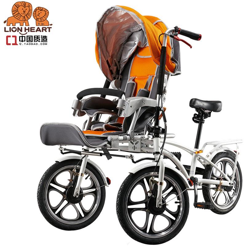 

Mother Baby Bike Tri Taiwan Double Three-wheeled Bicycle Folding Stroller 3 In 1 Strollers#