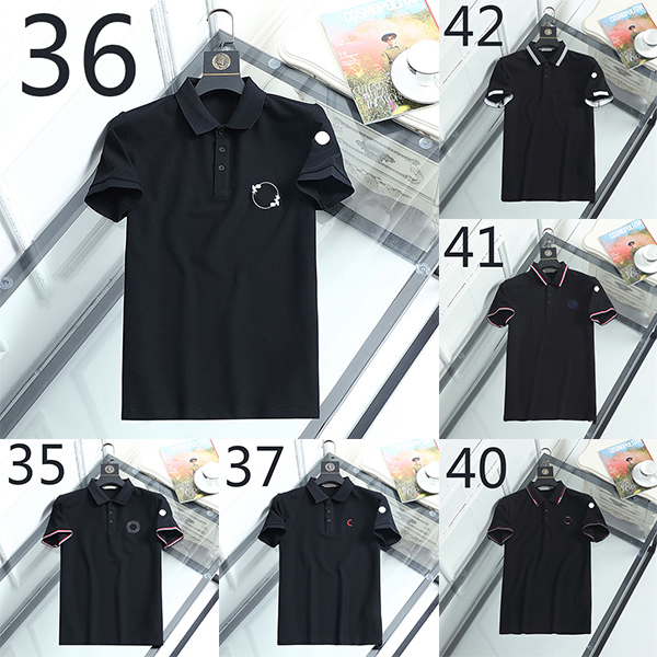 

France Luxury Brand mens plus polo shirt 8 Styles Summer High Quality shirts Size M--XXXL, Supplement (not shipped separately)