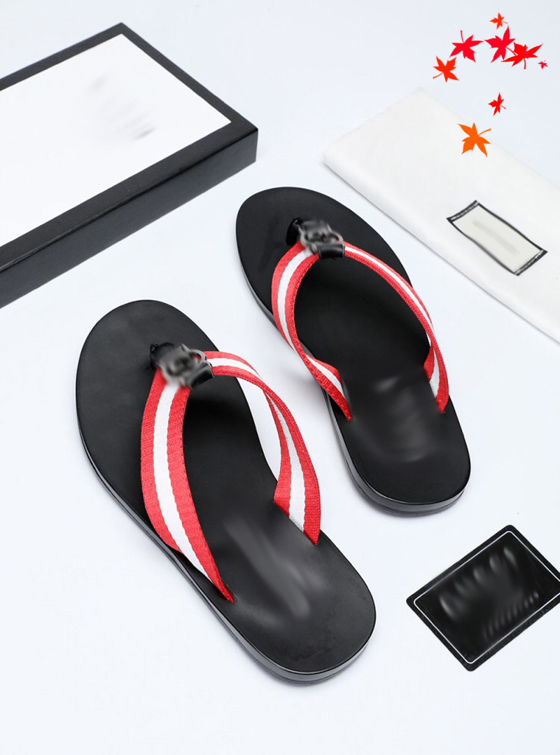 

2021 Designer luxurys slippers men sandals fashion beach shoes flip flops flat non-slip classical hole slipper with box size 39-45 -G167, Black