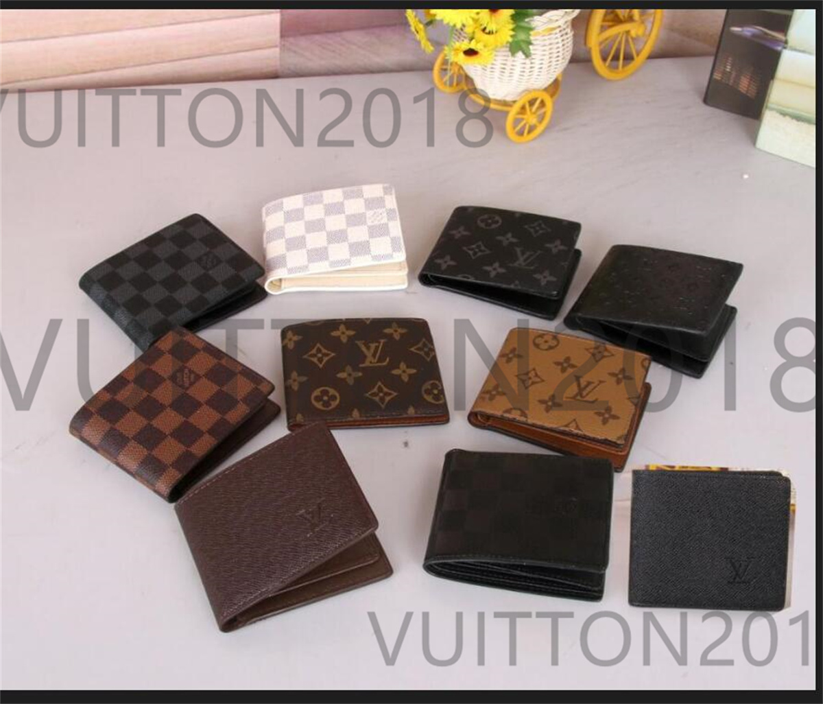 

1-31 High quality plaid style mens wallet women designer handbag Wallets clutch Coin Purse Card package GGLVLouisbags YSLVUTTON