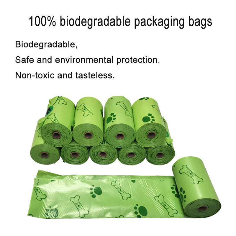 

PLA PBAT Fully Compostable Disposable Poo packing Bags Pet Biodegradable Corn Starch Dog Poop plastic Bag
