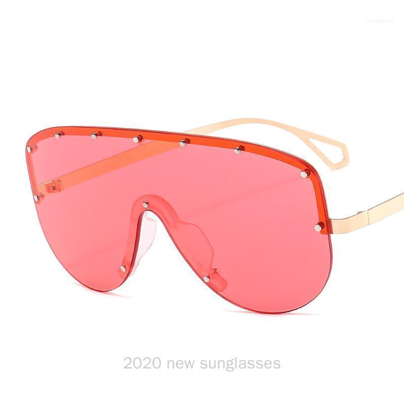

Sunglasses 2021 Vintage Large Size Square Women Fashion Mask Glasses Frame Woman Rivet Eyeglasses Men Sun NX1