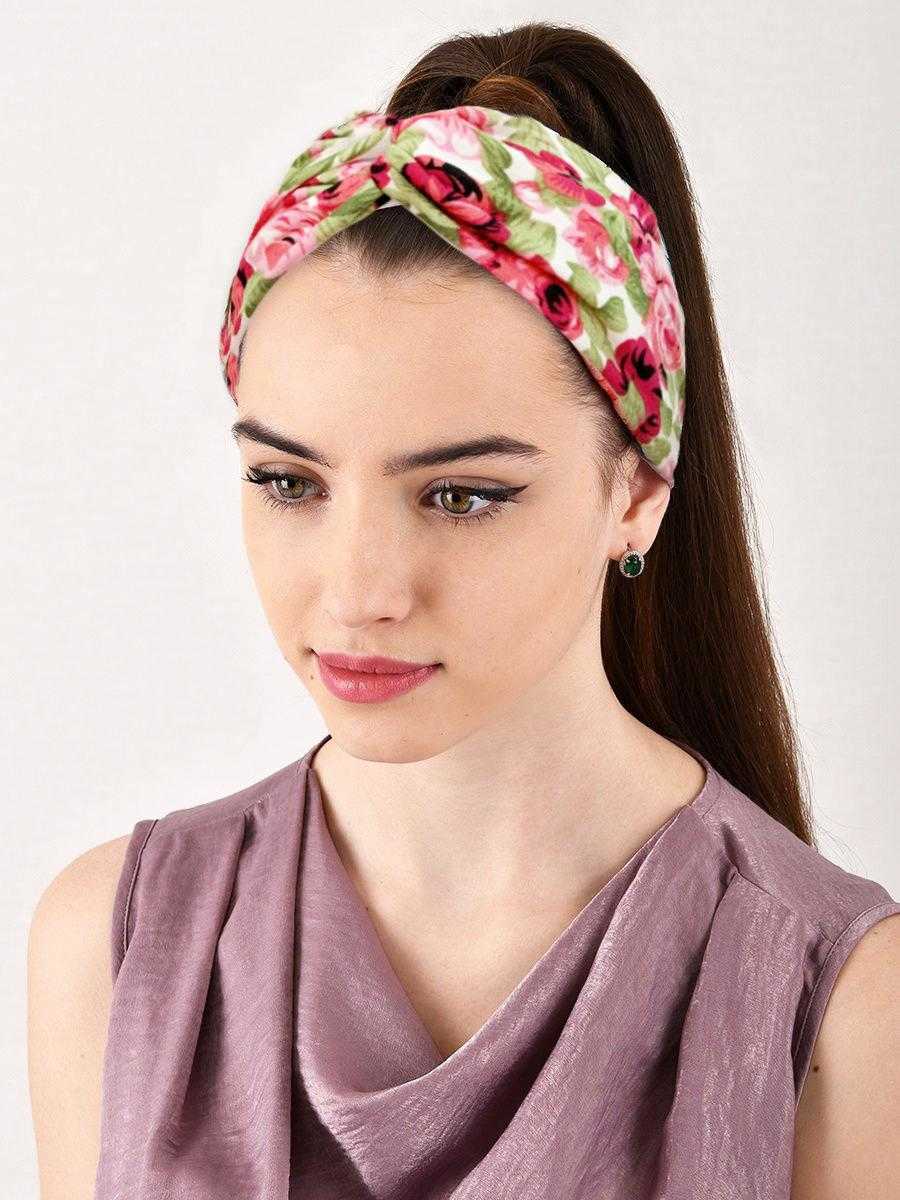 European and American fashion yoga headband temperament printing knotted ladies wide-brimmed headband headband jewelry hair accessories