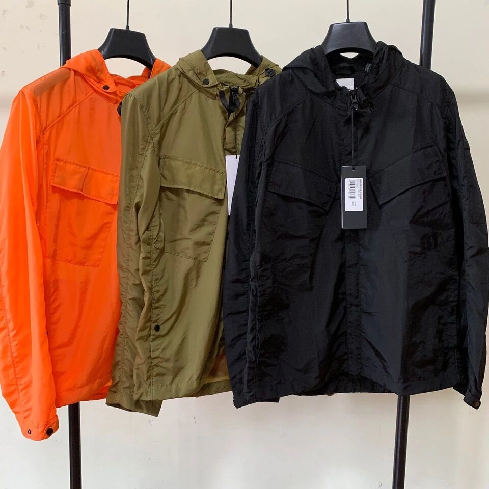 

3 colors Matel nylon two lens windproof men hoodies removable glasses outdoor warm windbreaker fale coat jacket tracksuit size -XXL black army green, Orange