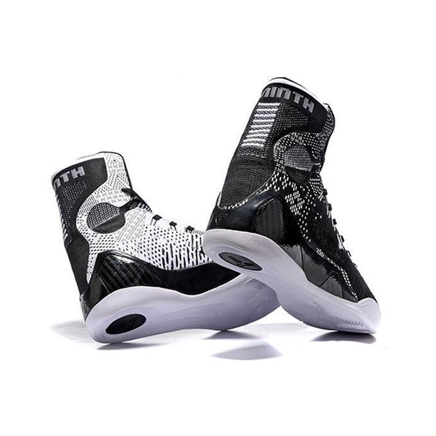 

Wholesale Mamba Day 9 IX Elite Black Mamba Blackout Christmas High Top Kids Men Sneaker Shoes, As photo 1