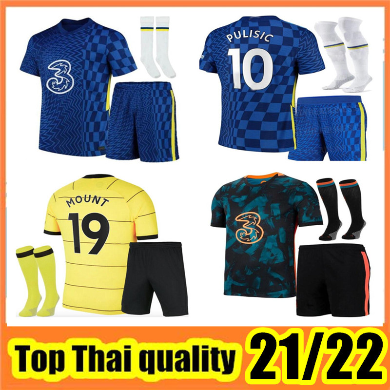 

2021 2022 adult kit+sock Soccer Jerseys 21 22 Camisetas kids Kits Maillots Football Shirt, Away shirt