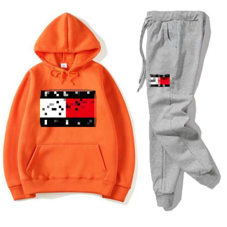 

Men's set sweatsuit Designer Tracksuit Women Men hoodies + pants Mens Clothing Sweatshirt Pullover Casual Tennis Sport Tracksuits male, Gray