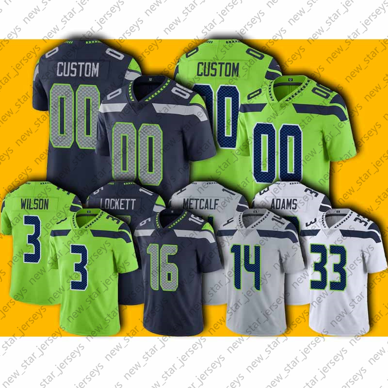 

3 Russell Wilson 14 DK Metcalf Jersey 16 Tyler Lockett 33 Jamal Adams Jerseys SeattleSeahawks6 Quandre Diggs Chris Carson Carlos Dunlap II Gerald Everett, Youth size s-xl (hy)