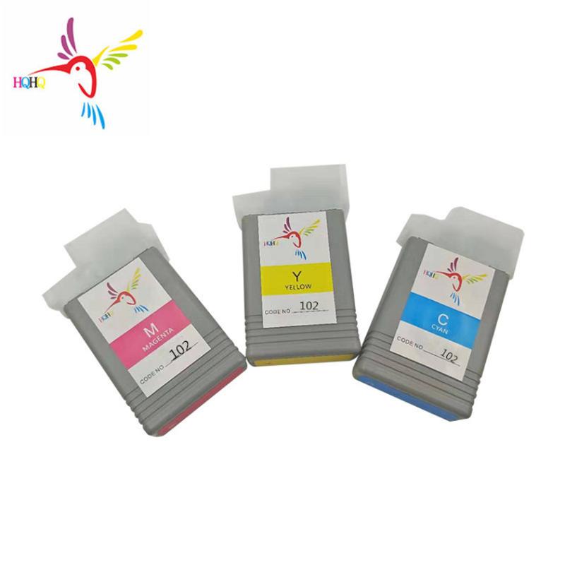 

Ink Cartridge PFI102 With Dye For Canon IPF 500/510/600/610/700/710/605 Printer 6 Color/set 130 Ml Refill Kits