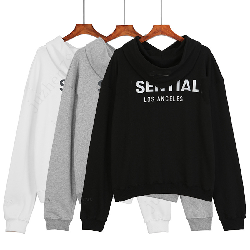 

2021 Autumn Winter America Europe fashion Men's Hoodies Los Angeles Limited 3M Reflective Hoodie Skateboard Oversize S-XL Streetwear Ho, Black