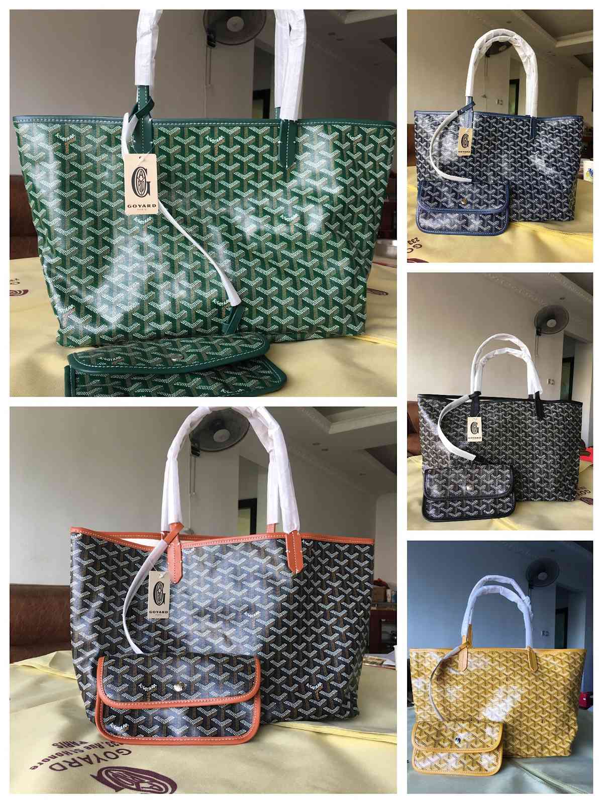 

2019 new star g Goya dog tooth Tote Large Capacity shopping women's Bag portable bucket