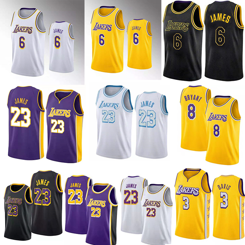 

nbaLosAngelesLakersBasketball Jerseys 0 Westbrook Jersey Anthony 3 Davis Lebron 6 James Men 2021 Edition City White, Black;red