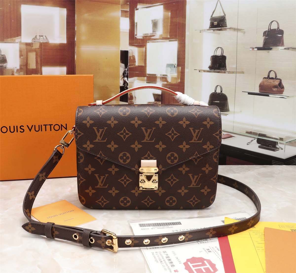 

Top quality woman luxurys designers crossbody bags wallet backpack handbags purses card holder bag shoulder tote mini 3-piece set, Box