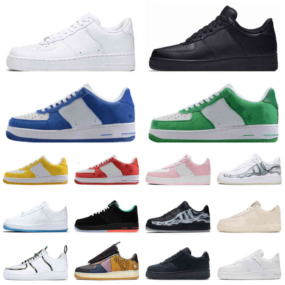 

2022 Newest Shadow One Low Type N.354 Airforces Sports Running Shoes Black White Utility Cactus Jack Beige Sneakers Trainers Mens Womens, A14 type n.354 white volt 36-45